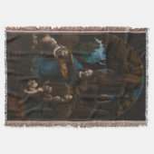 Virgin van de Rocks door Leonardo da Vinci Deken (Voorkant)