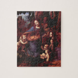 Virgin van de Rocks door Leonardo da Vinci Legpuzzel