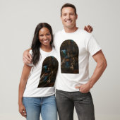 Virgin van de Rocks door Leonardo da Vinci T-shirt (Unisex)