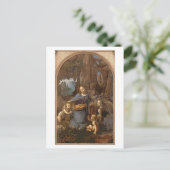 Virgin van de Rotsen Briefkaart (Staand voorkant)