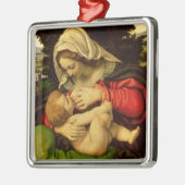 Virgin van Groen Kussen, 1507-10 Metalen Ornament (Links)