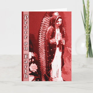 Virgin van Guadalupe Kerstkaart Feestdagen Kaart