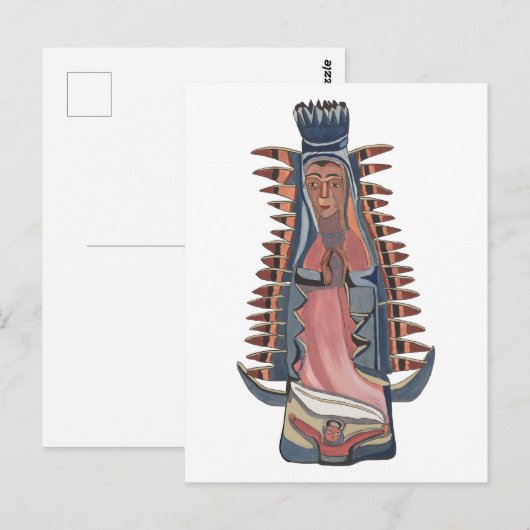 Virgin Virgin Mary Our Lady of Guadalupe schilderi Briefkaart (Voorkant / Achterkant)