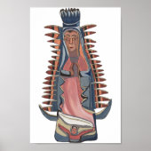 Virgin Virgin Mary Our Lady of Guadalupe schilderi Poster (Voorkant)