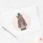 Virgin Virgin Mary Our Lady of Guadalupe schilderi Ronde Sticker (Envelop)
