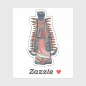 Virgin Virgin Mary Our Lady of Guadalupe schilderi Sticker (Vel)