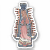 Virgin Virgin Mary Our Lady of Guadalupe schilderi Sticker (Voorkant)