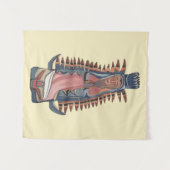 Virgin Virgin Mary Our Lady of Guadalupe schilderi Wandkleed (Voorkant (horizontaal))