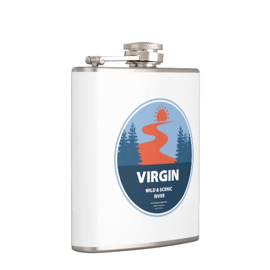 Virgin Wild en Schilderachtig rivier Utah Heupfles (Rechts)