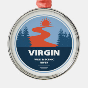 Virgin Wild en Schilderachtig rivier Utah Metalen Ornament
