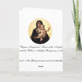 Virgin with Angels - Christmas Card Feestdagen Kaart (Achterkant)