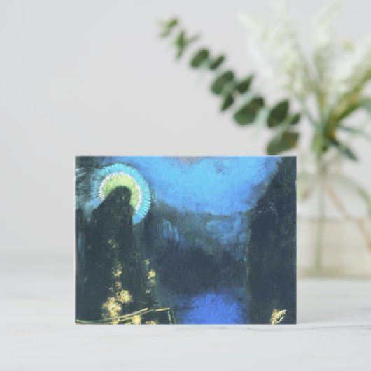 Virgin With Corona By Odilon Redon 1898 Briefkaart (Staand voorkant)