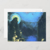 Virgin With Corona By Odilon Redon 1898 Briefkaart (Voorkant / Achterkant)