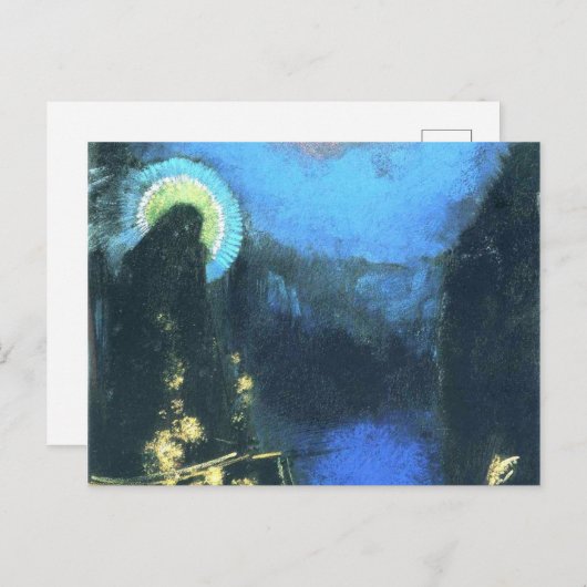 Virgin With Corona By Odilon Redon 1898 Briefkaart (Voorkant / Achterkant)