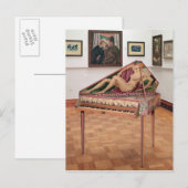 Virginals, geschilderd door Roger Fry Briefkaart (Voorkant / Achterkant)