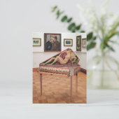 Virginals, geschilderd door Roger Fry Briefkaart (Staand voorkant)