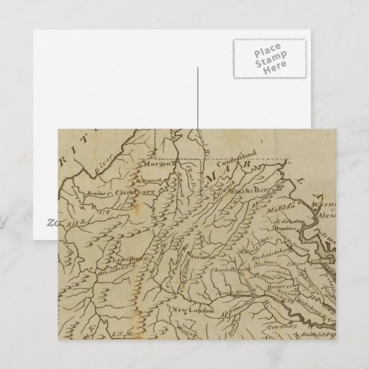 Virginia 12 briefkaart (Voorkant / Achterkant)