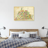 Virginia 13 canvas afdruk (Insitu (Slaapkamer))