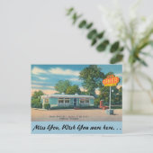 Virginia, 29 Diner, Fairfax Briefkaart (Staand voorkant)