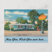 Virginia, 29 Diner, Fairfax Briefkaart (Voorkant)