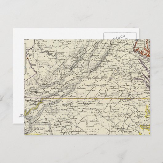 Virginia 4 briefkaart (Voorkant / Achterkant)