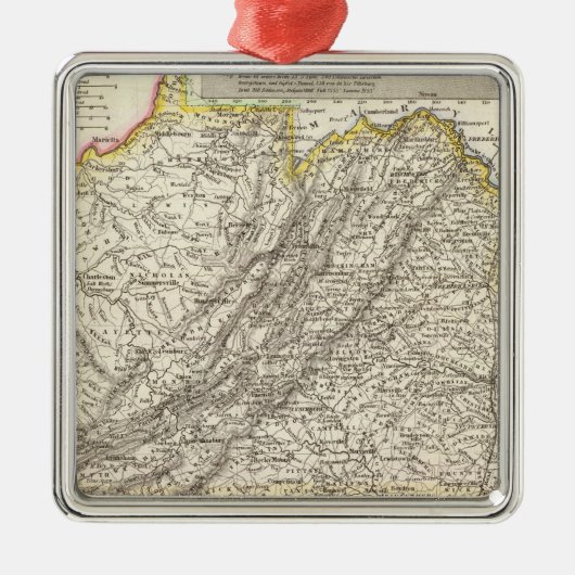 Virginia 6 metalen ornament (Voorkant)