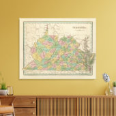 Virginia 7 canvas afdruk (Insitu (Woonkamer))
