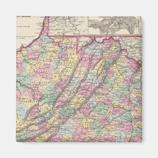 Virginia 7 magneet (Voorkant)