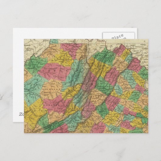 Virginia 9 briefkaart (Voorkant / Achterkant)