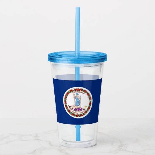 Virginia Acryl Drinkbeker (Voorkant)