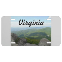 Virginia Aluminium License Bord
