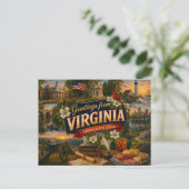 Virginia ansichtkaart briefkaart (Staand voorkant)