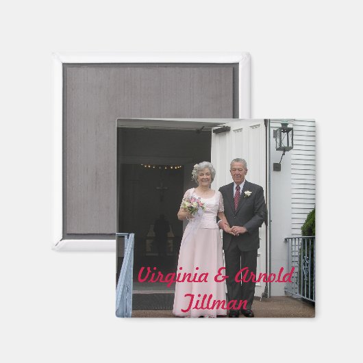 Virginia & Arnold Tillman Magneet (Voorkant / Achterkant)