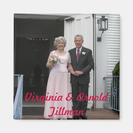 Virginia & Arnold Tillman Magneet (Voorkant)