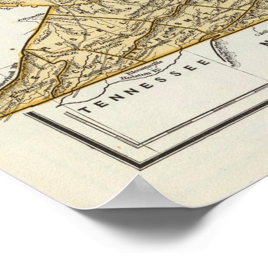 Virginia Atlas Map Poster (Hoek)