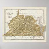 Virginia Atlas Map Poster (Voorkant)
