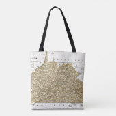 Virginia Atlas Map Tote Bag (Achterkant)