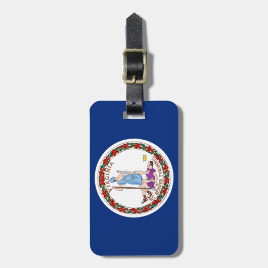 Virginia Bagagelabel (Voorkant verticaal)