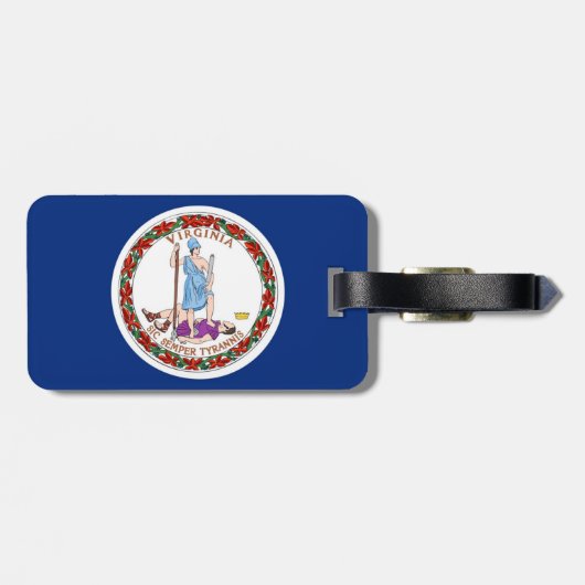 Virginia Bagagelabel (Achterkant horizontaal)