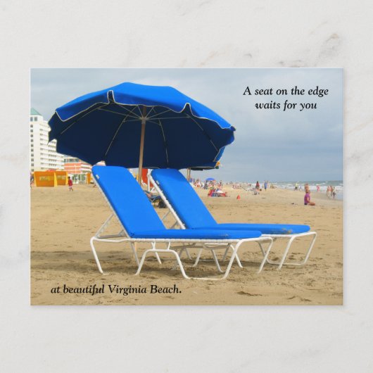 Virginia Beach Awaits Briefkaart (Voorkant)