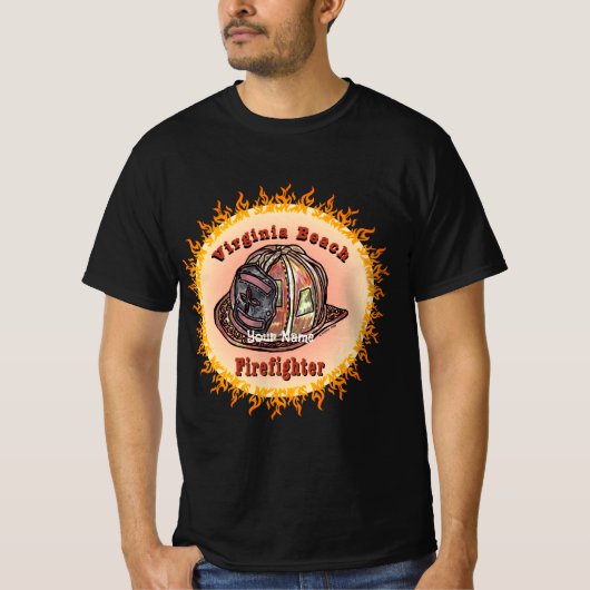 Virginia Beach brandweer T-shirt (Voorkant)