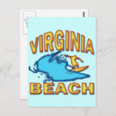 VIRGINIA BEACH BRIEFKAART (Voorkant / Achterkant)