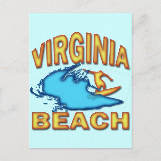 VIRGINIA BEACH BRIEFKAART (Voorkant)