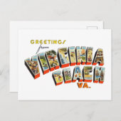Virginia Beach Briefkaart (Voorkant / Achterkant)