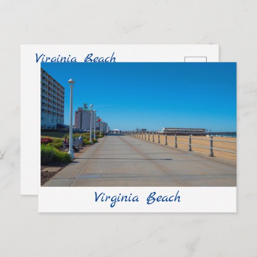 Virginia Beach Briefkaart (Voorkant / Achterkant)