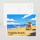 Virginia Beach Briefkaart (Voorkant / Achterkant)