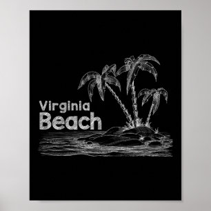 Virginia Beach Familie Vakantie Shirt Poster