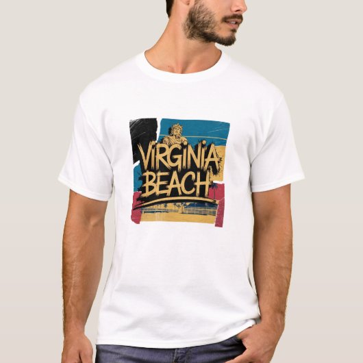 Virginia Beach Gift Idee T-shirt (Voorkant)