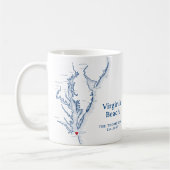 Virginia Beach Gift Koffiemok (Links)