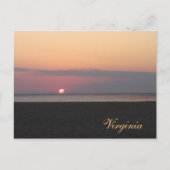 Virginia Beach in de ochtend Briefkaart (Voorkant)
